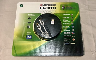 MONSTER HDMI High Definition Multimedia Interface w/ 90* Adapter