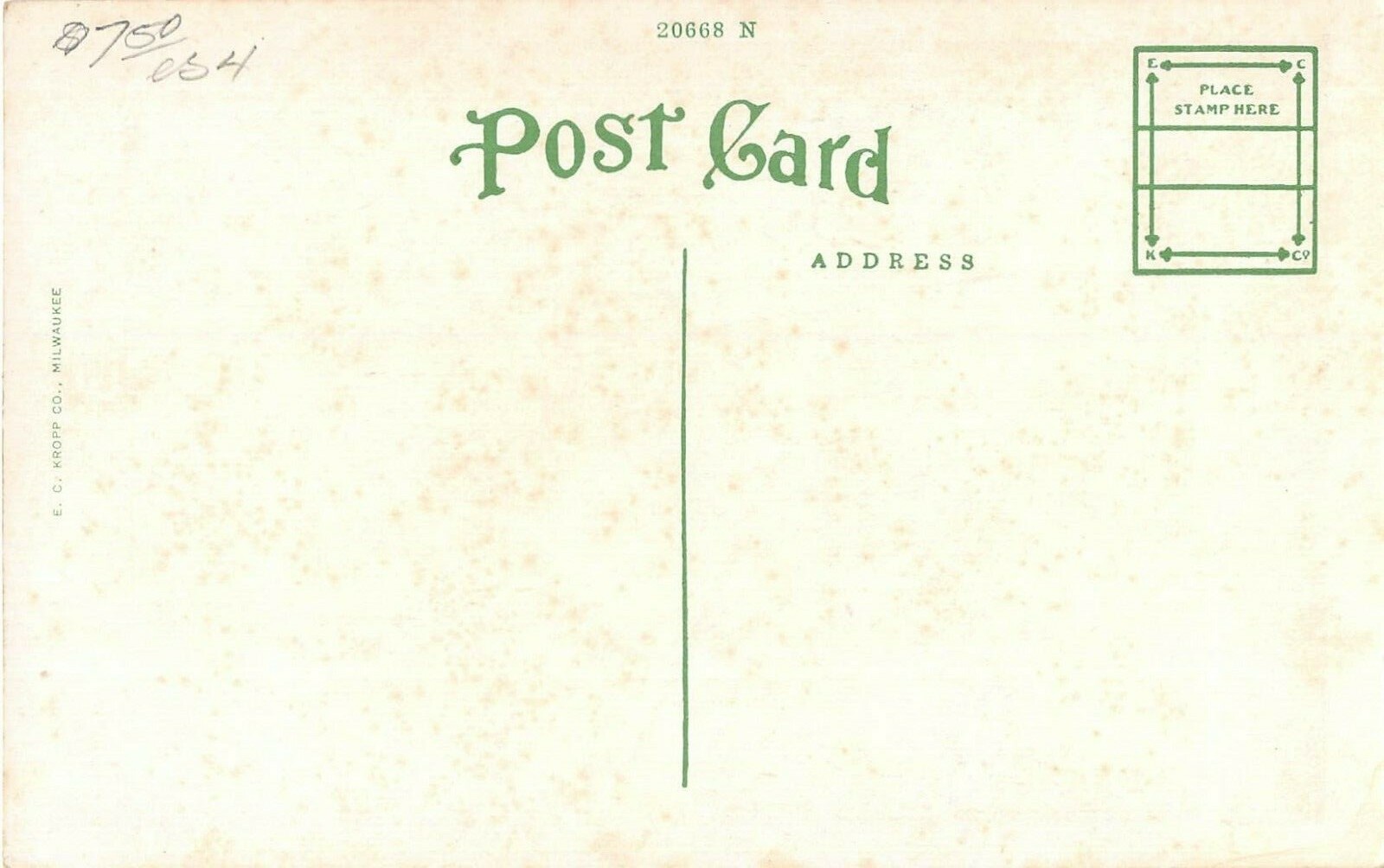 c.1920 First Baptist Church Columbus MS post card