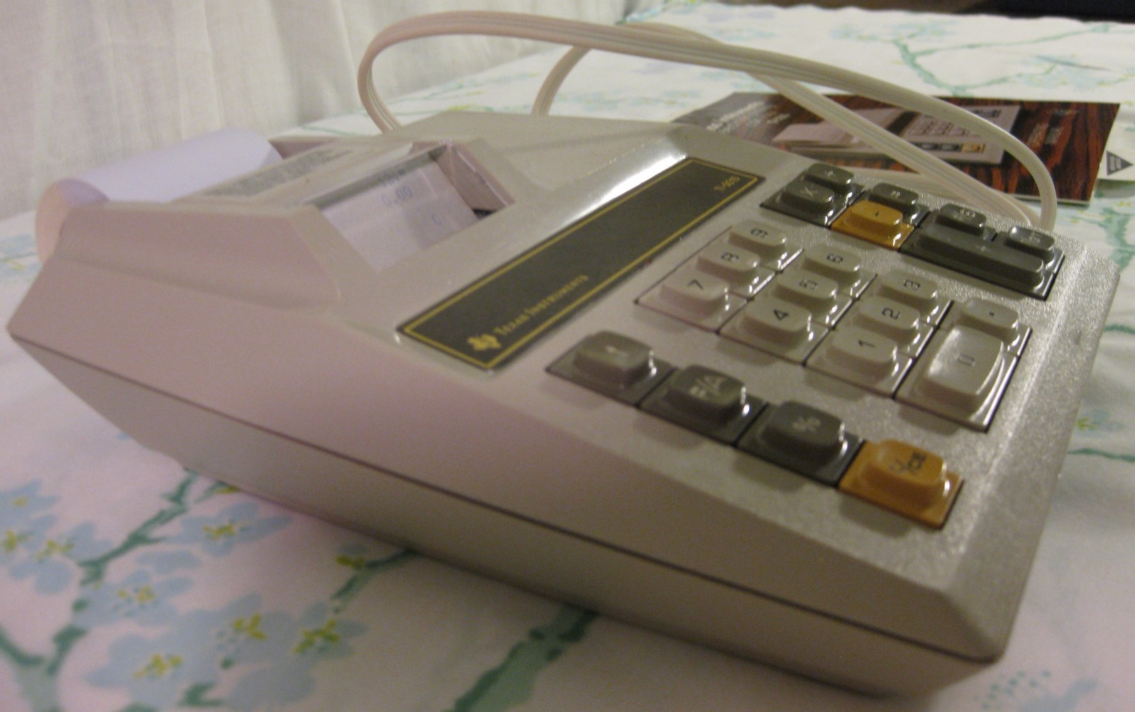 Vintage Texas Instruments TI-5015 Electronic Thermal Printing Calculator Working