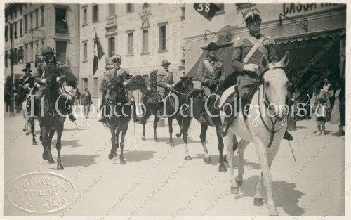 1932 BELLUNO Parata Fante Bucio Dante 33º Reggimento Livorno Foto Burloni - Picture 1 of 2