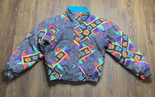 80s 90s QUIKSILVER シンサレート スキージャケット ビンテージ VINTAGE QUICKSILVER SNOWBOARDING SKI JACKET SIZE LARGE EUC