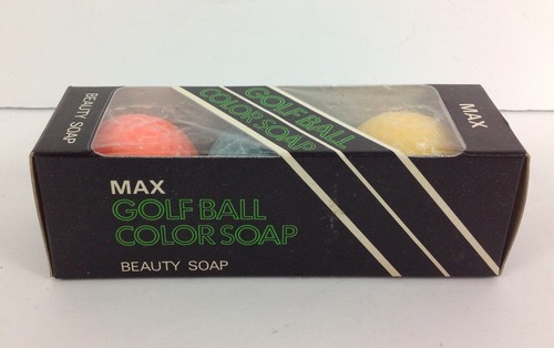 Golf Ball Beauty Soap By MAX Vintage Gift Novelty Made In Japan New In Box