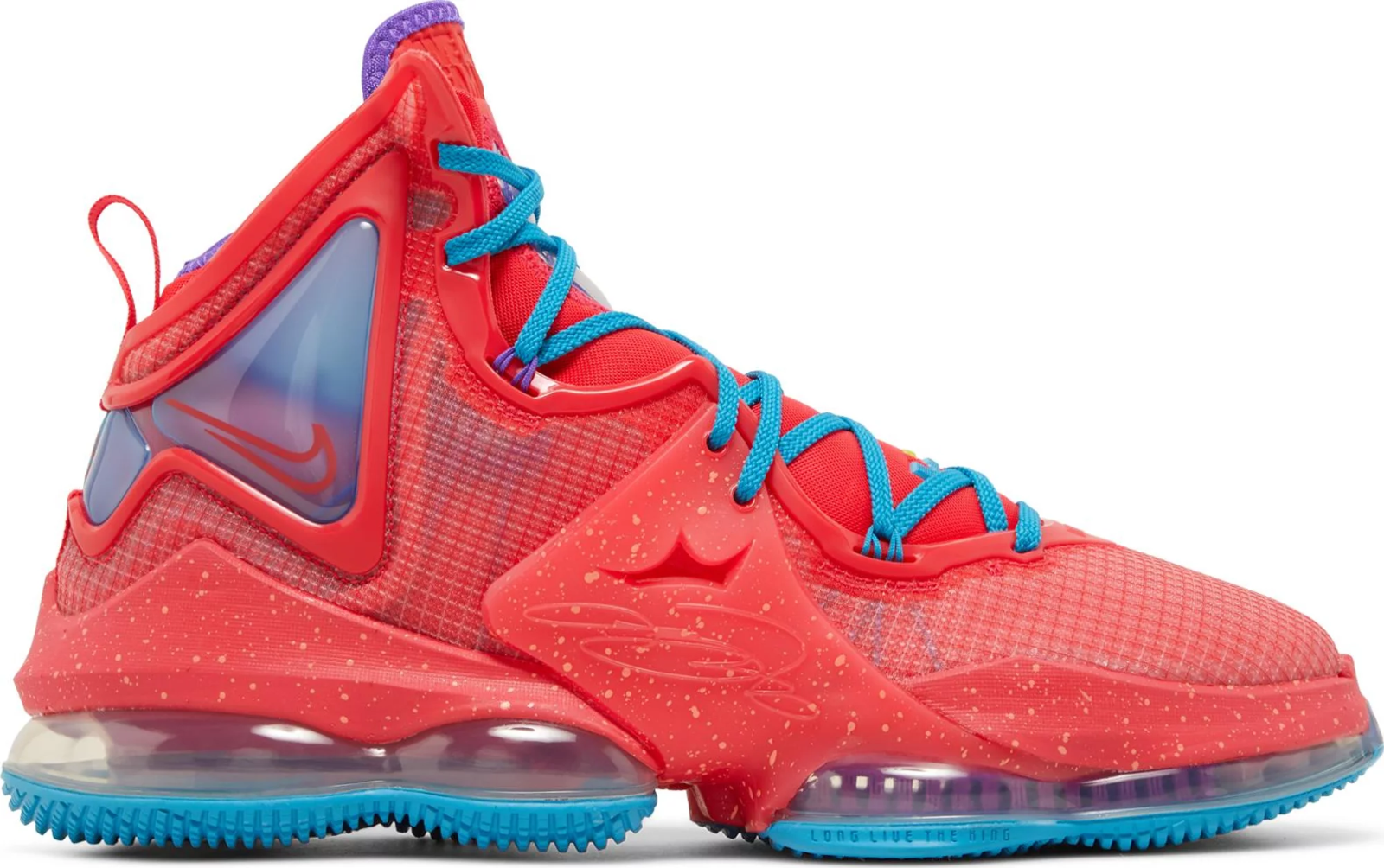 

Кроссовки Nike Lebron XIX 19 Kings Crown Red Blue Purple CZ0203-600 Mens 8, Красный, Nike LeBron XIX