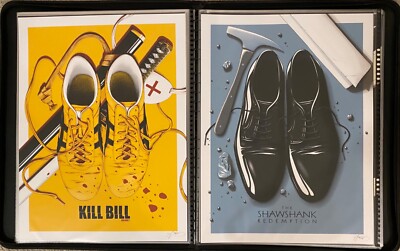 2 Justin Froning Prints KILL BILL and SHAWSHANK REDEMPTION, Shoes, Gallery 1988