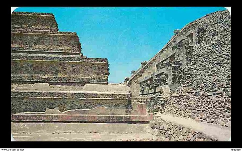 Mexique - San Juan Teotihuacan - Entrada Al Templo De Quetzalcoatl - CitÃ© Maya -