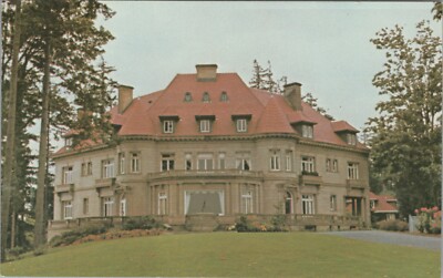 Pittock Mansion Portland OR Oregon exterior postcard N73