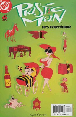 Plastic Man (4th Series) #6 VF; DC | Kyle Baker - we combine shipping