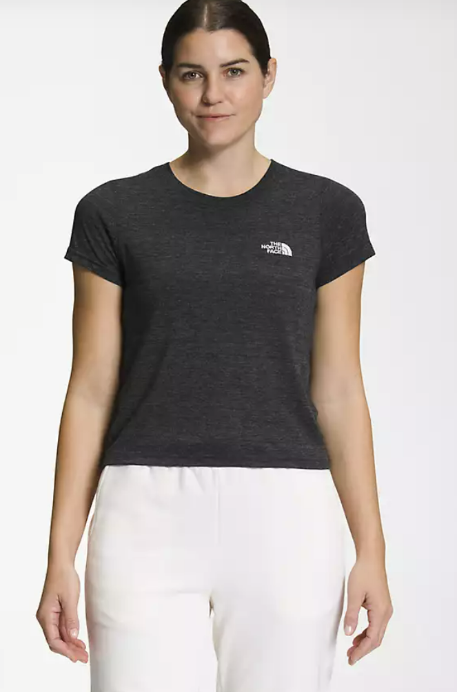 The North Face Women's Short-Sleeve Simple Logo Tri-Blend
