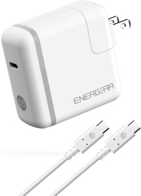 27W USB-C PD Wall Charger PLUS USB-C to C Cable, UL-Listed and USB-IF Certified