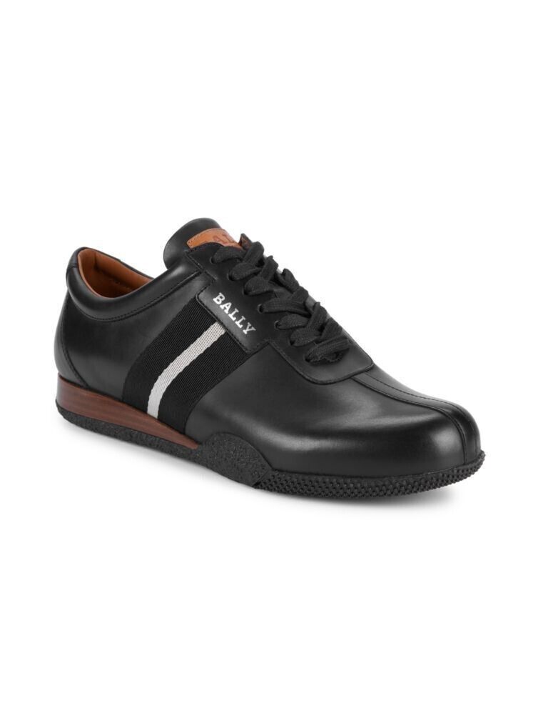 Bally Frenz Leather Sneakers Shoes Calf Plain Black US 13 US 11.5 GL24086 Bally Frenz Leather Sneakers Shoes Calf Plain Black US 13 US 11.5 GL24086