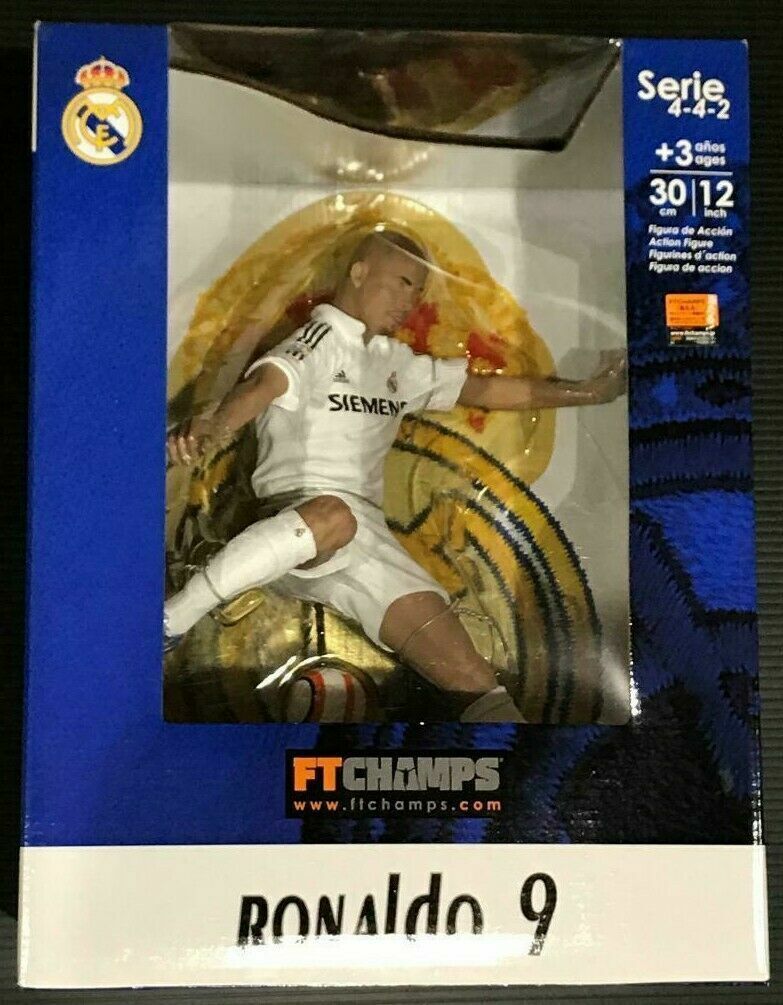 FT Champs Ronaldo Nazario Real Madrid Brazil Ftchamps 12 Inch Figure New in Box