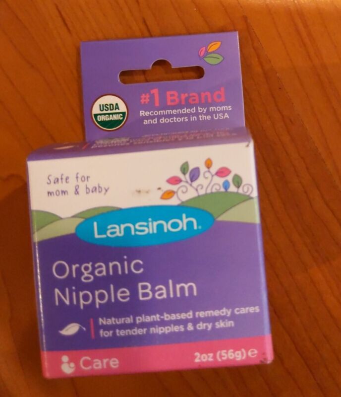 Lansinoh Organic Nipple Cream for Breastfeeding, 2 oz Ex 03/2023