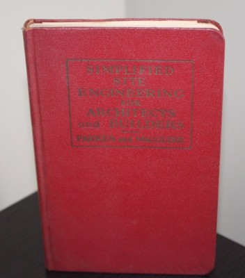 Simplified Site Engineering for Architects Builders Parker MacGuire 1954 Antique