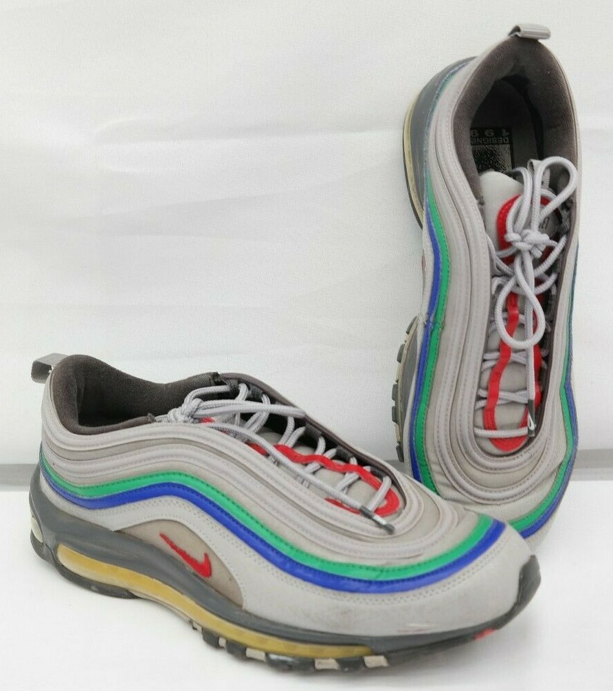 Nike Air Max 97 Nintendo 64 任天堂 Nike Air Max 97 Nintendo 64 Men's Size 9 Grey Red Green