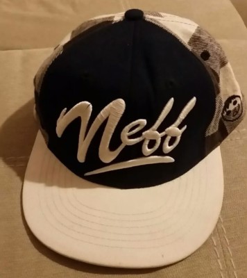 Neff Plaid Baseball Cap Hat Adjustable Wool NEW