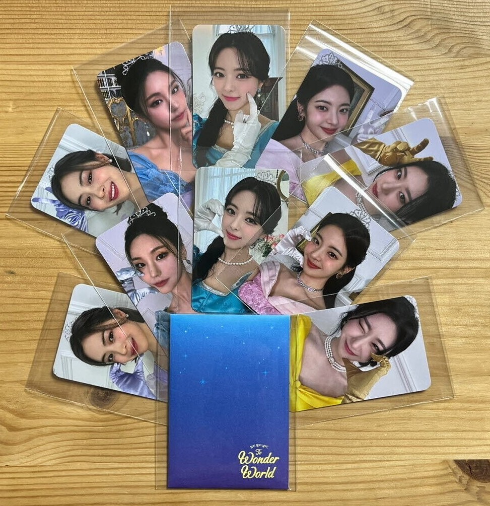 ☆ITZY☆To Wonder World フォトカードセット☆ ITZY Photocard TO WONDER WORLD OFFICIAL Princess MD POB