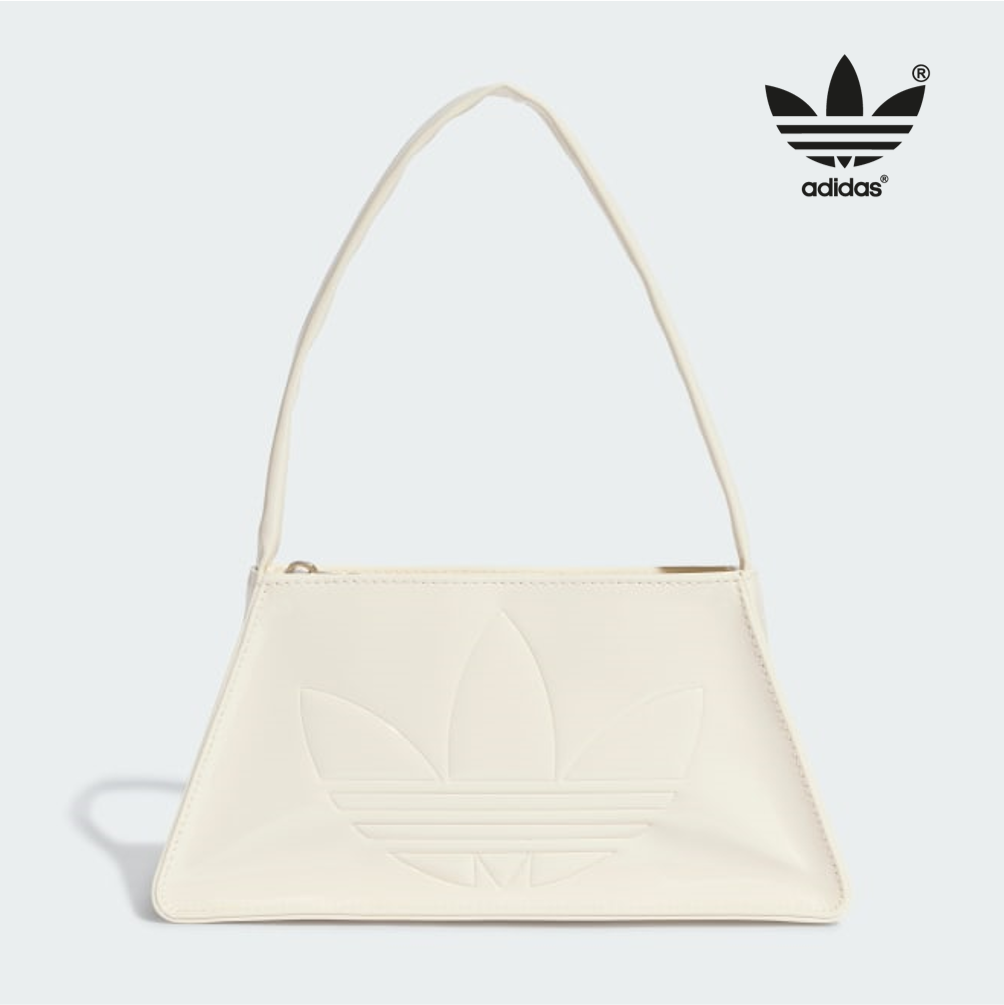 NEW adidas Originals Patent PU Shoulder Bag Wonder White