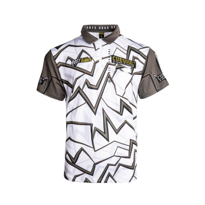 CUESOUL New Launch DARTS ROAD ONE Dart Shirt Dart Jersey-Brown and White