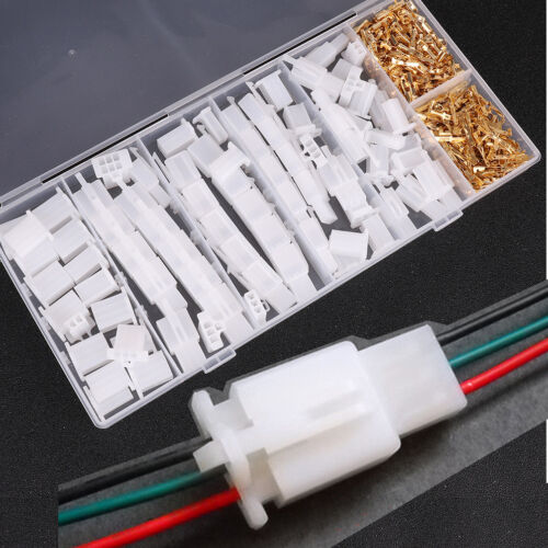 380Pcs Auto Electrical 2.8mm 2 3 4 6 Pin Wire Connector Terminal For Car Motor