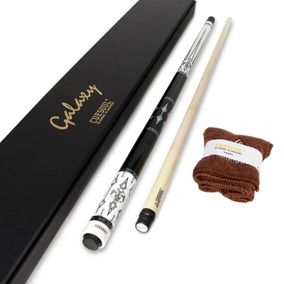 CUESOUL GALAXY 58 inch 19oz Pool Cue Stick 13mm Cue Tip-Blue
