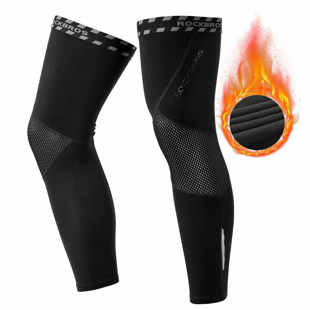 ROCKBROS Knielinge Beinlinge Warm MTB Knie Beinwärmer Outdoors Radsport Neu DHL