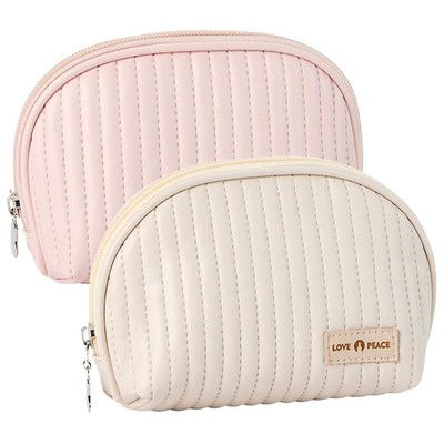 Makeup Pouch Mini Cosmetic Bag for Purse Pad Pouh with Zipper for Daily Essen...