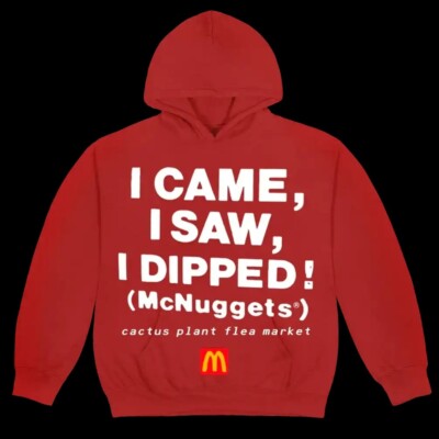 CPFM x McDonald's Team McNuggets Hoodie Red Size L 🔥🔥🔥の
