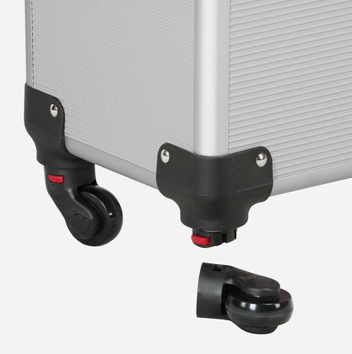 Valigia Trolley Per Trucchi 3 In 1 - 36x24x78 Cm, Nero, Con Ruote E Divisori Regolabili - Foto 11