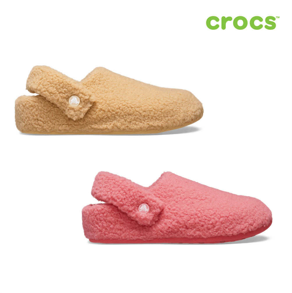 竹53 NEW CROCS CLASSIC COZY SLIPPER FLEECE Wheat 209386 | eBay
