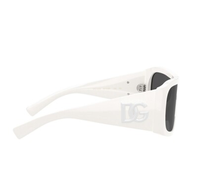 Pre-owned Dolce & Gabbana Dg4454-331287 130 White Sunglasses