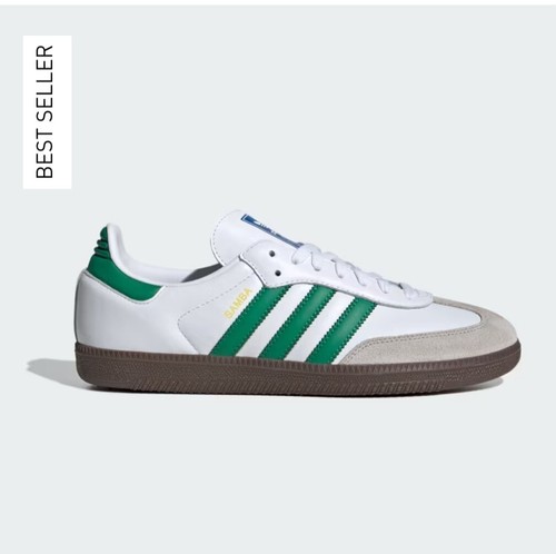Size 6 - adidas Samba OG White Green Men | eBay