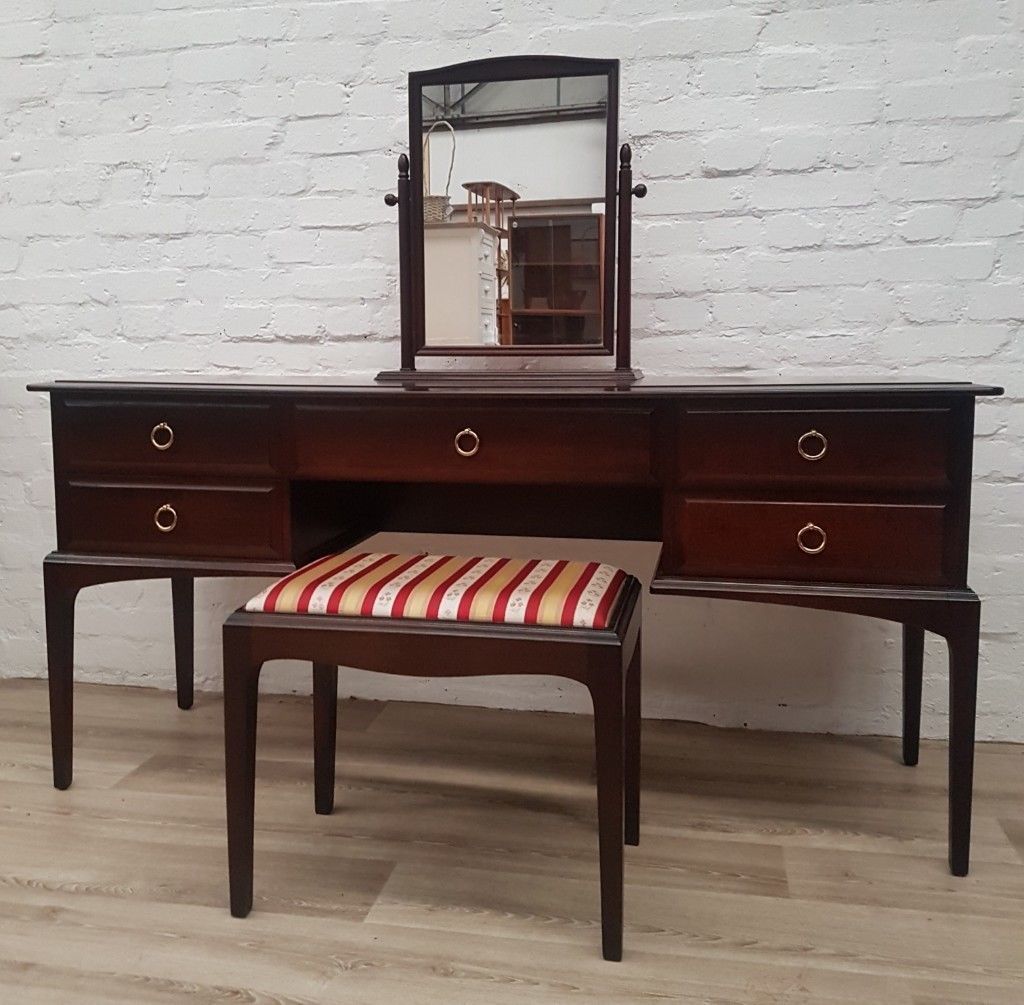 Stag Minstrel Dressing Table With Stool (DELIVERY AVAILABLE FOR THIS