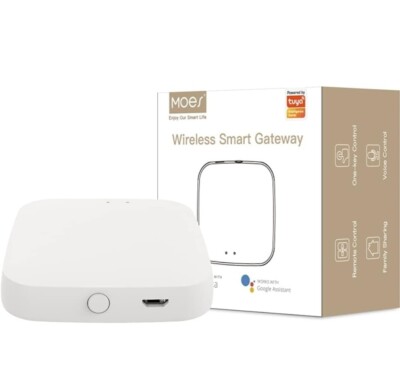 MOES Wireless Tuya Bluetooth Smart Gateway Hub MESH SIG Home Bridge Alexa Google