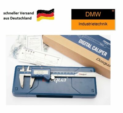  Digitaler LCD Messschieber DASQUA 1804-1065 150mm 6″ rechnet Zoll in Brüche um