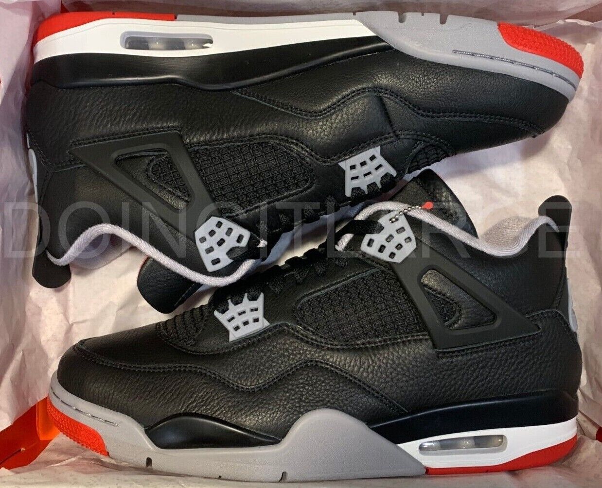Jordan 4 Retro Bred Reimagined (GS) Sizes 5Y - 7Y - FREE + Jordan 4 Retro Bred Reimagined (GS) Sizes 5Y - 7Y - FREE +