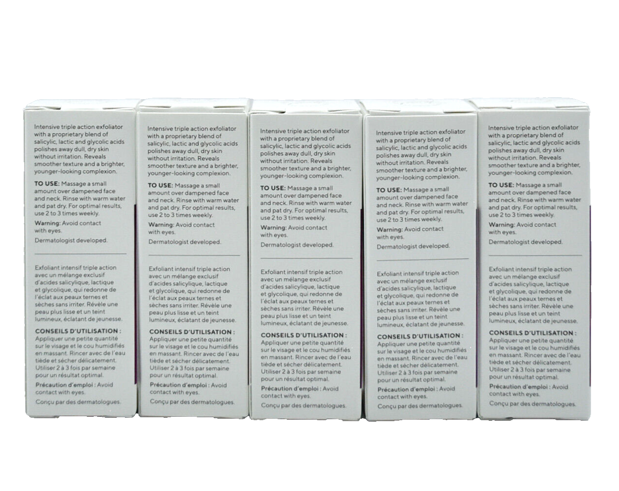 Murad Hydration AHA/BHA Exfoliating Cleanser Travel Size 0.5 fl oz/15ml [5-Pack]