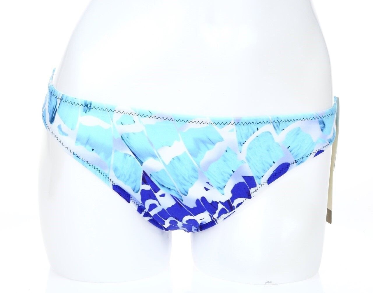 GOTTEX Women's New Vision 128181 blue patterned bikini bottom swimwear Size 10