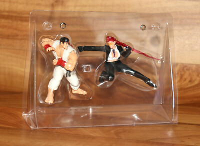 STREET FIGHTER RYU フィギュア４品セット Street Fighter IV 4 MINI Ryu & Crimson Viper Figures Statue
