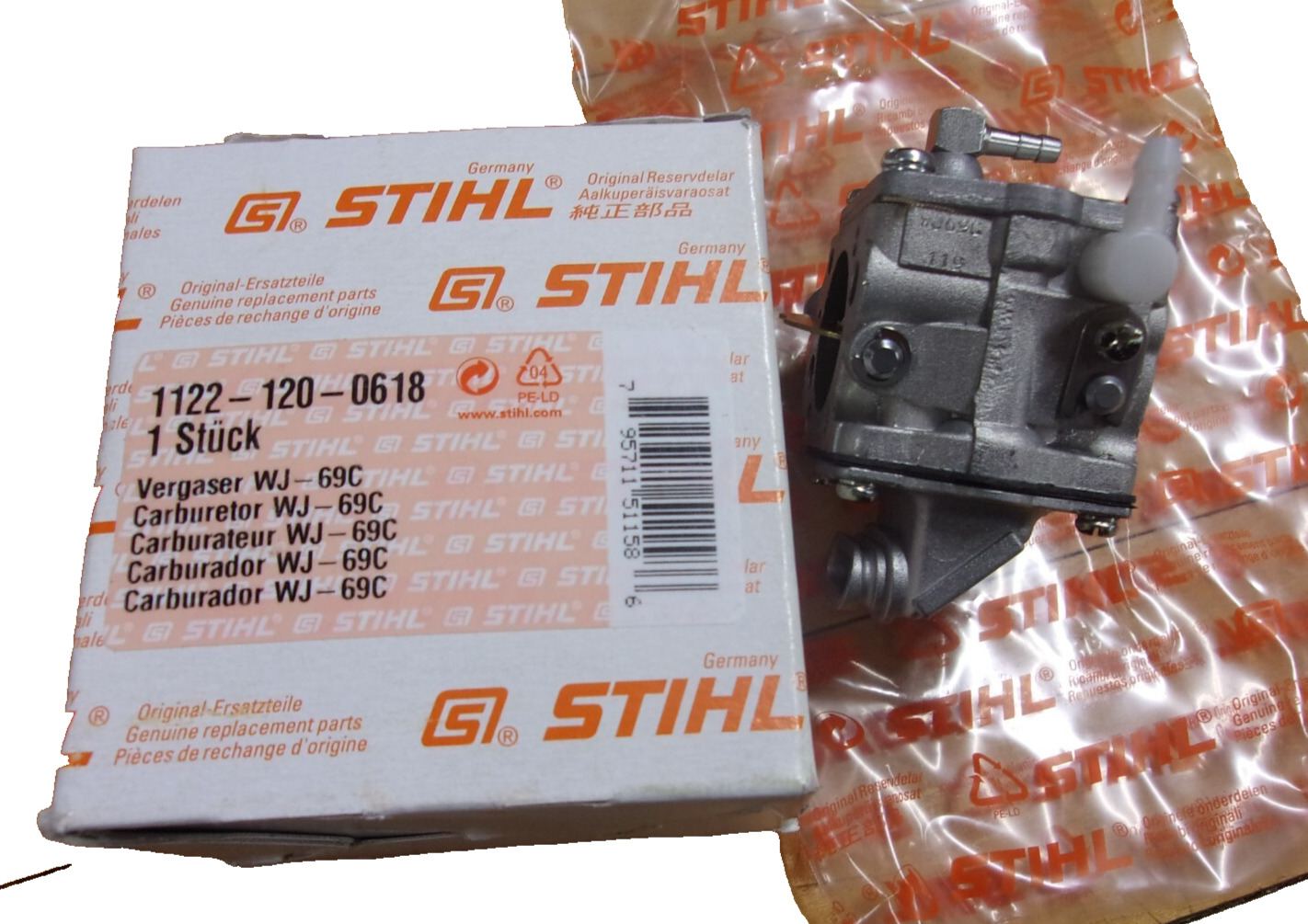 Stihl MS660 Walbro Carburetor WJ-69C MS650 OEM 660 066 650 1122