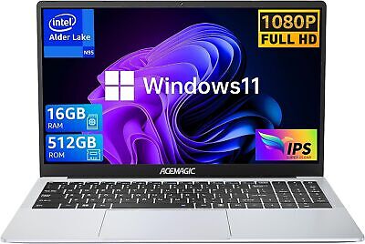 ACEMAGIC 15.6'' FULL HD Laptop Intel 12th Alder Lake N-95 16GB RAM 512GB ACER OEM