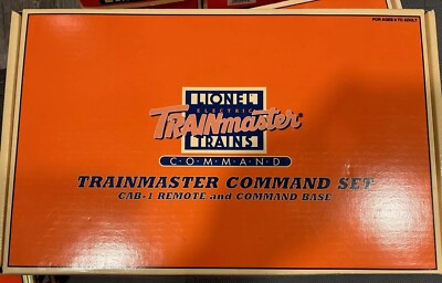 Lionel 6-12969 TrainMaster CAB1 Command Set Remote & Base LN/Box