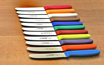 GIESSER Allzweckmesser  Frühstücksmesser Brötchenmesser Vesper 11 FARBEN 8365wsp