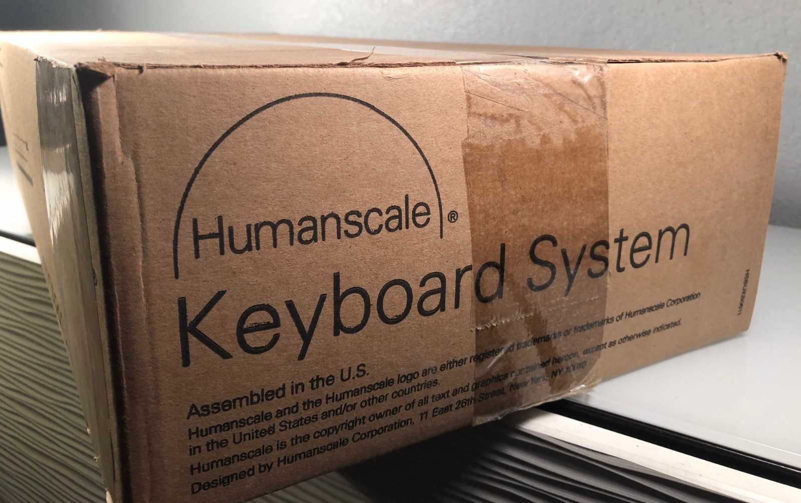 New Humanscale 6G Series Keyboard System w Mouse Tray Gel Wrist Rest