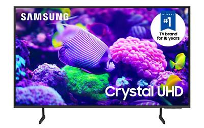 Samsung 50'' inch 4K Smart TV HDR Crystal UHD LED 2024 [2-Day Ship]