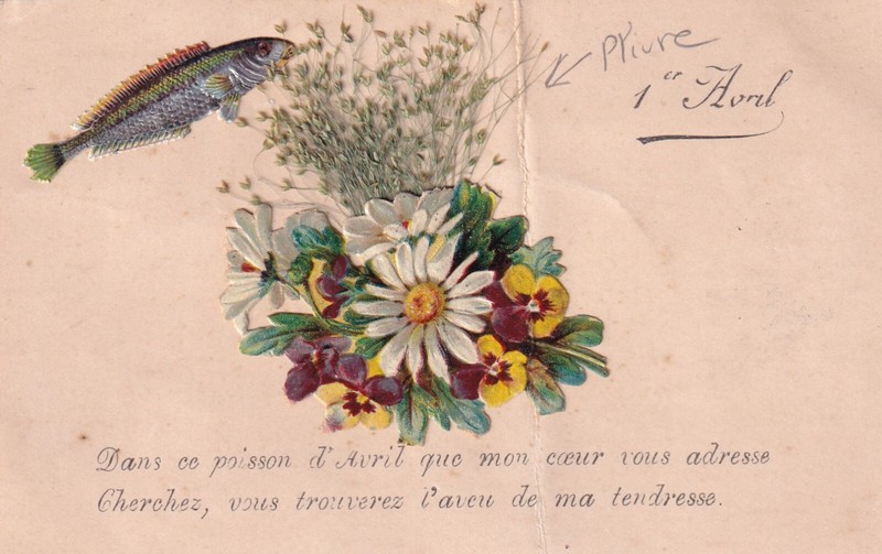 *49175 Cpa Fantaisie Fleurs Ajoutis