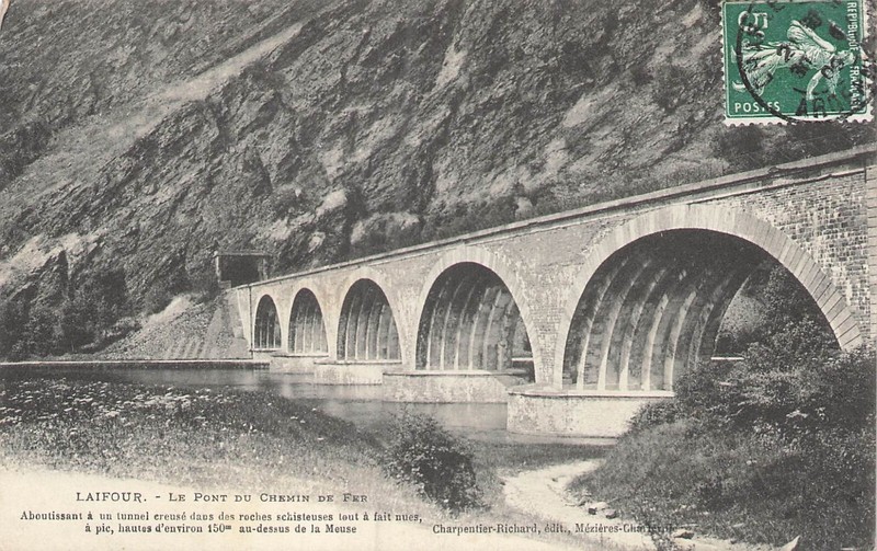 Cpa 08 Ardennes Laifour Le Pont Du Chemin De Fer 71043