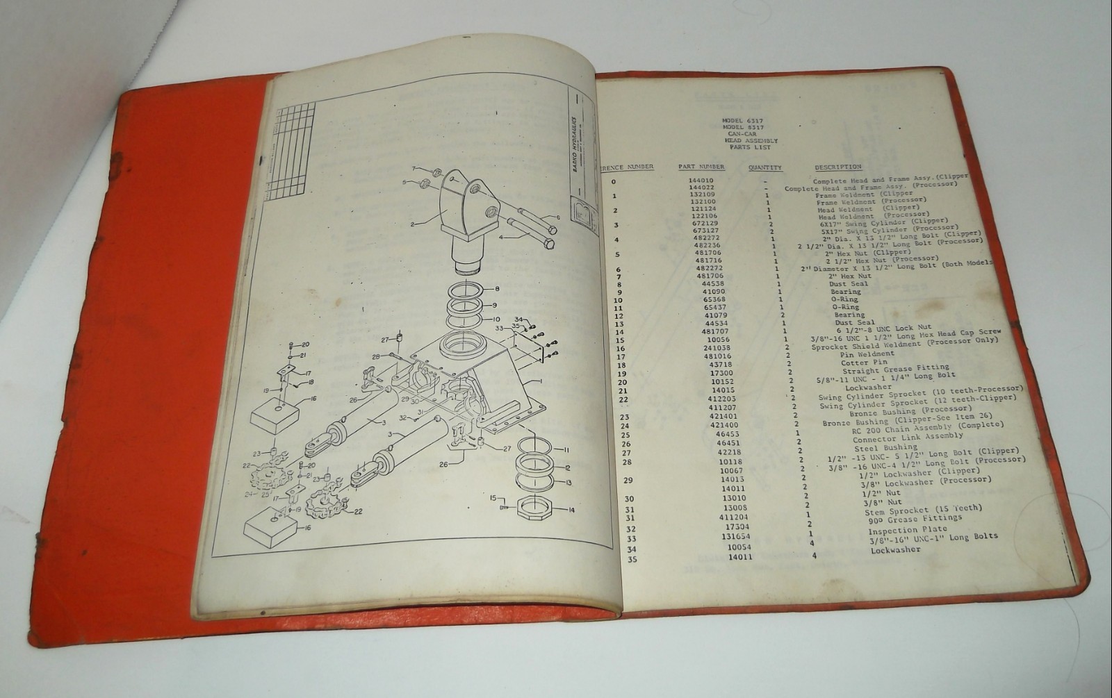 BARKO Hydraulics Wood Loader Can Car Owner's Manual Models 6317 8317 & 8000 Book