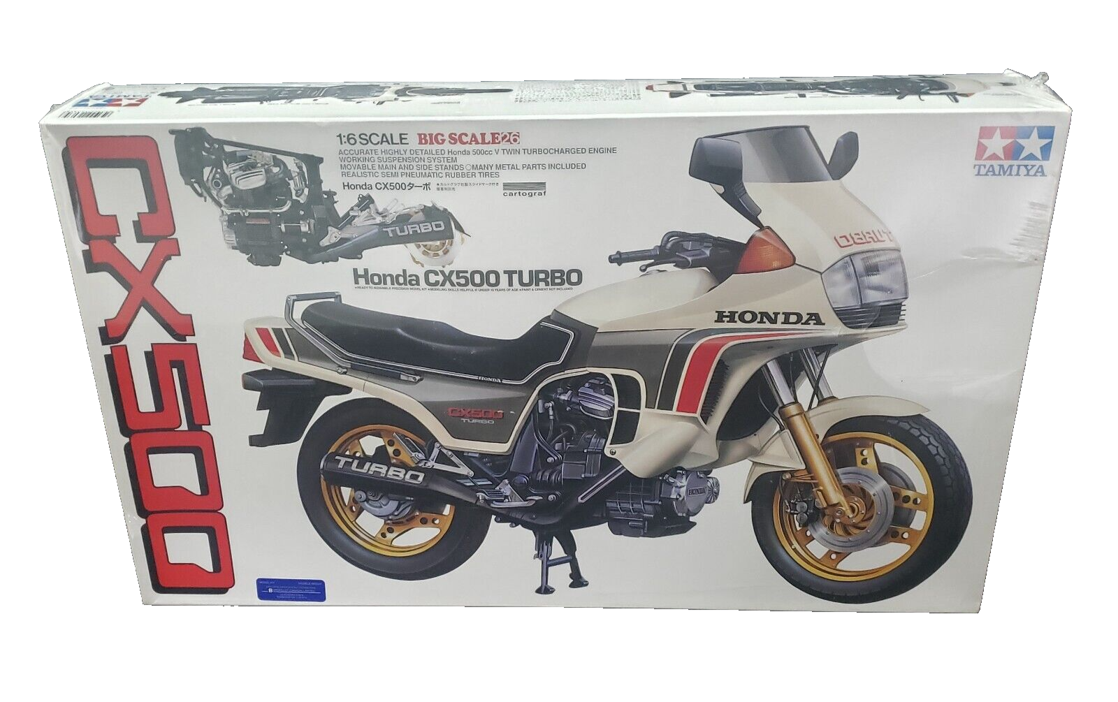タミヤ ホンダ CX500 ターボ 1/6 未組立 【TAMIYA ビッグスケール