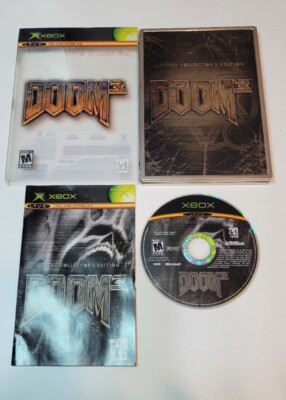 Doom 3: Limited Collector's Edition (Microsoft Xbox, 2005) Complete 