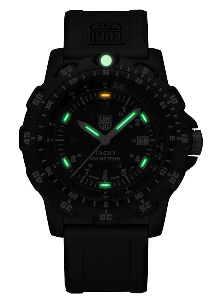 Pre-owned Luminox Never Get Lost X2.2421 Men's Military Black Dial Swiss Watch